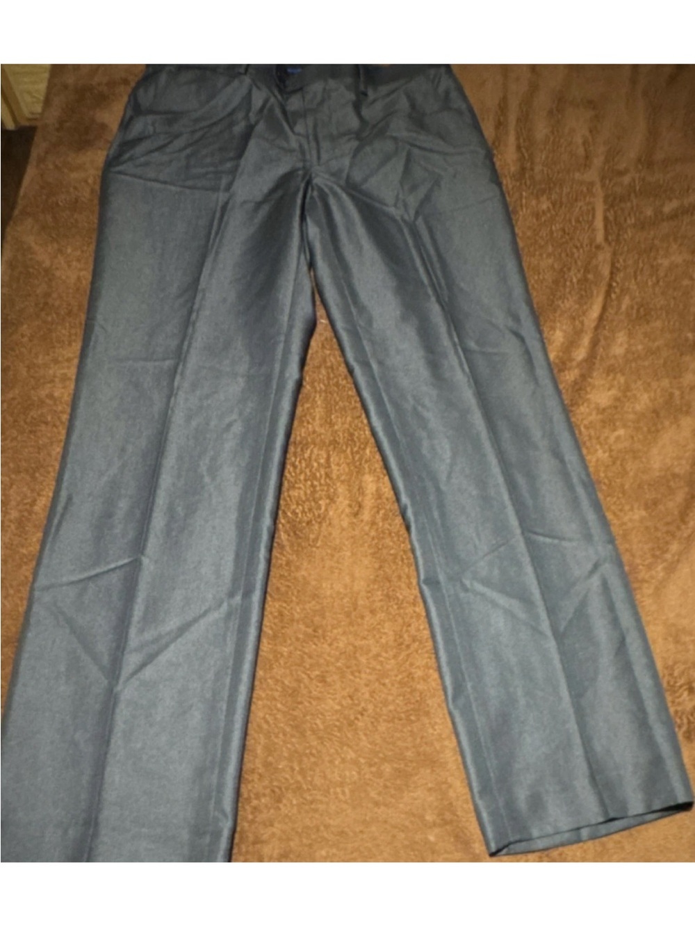 Vince Camuto Men's Charcoal Straight-Leg Dress Pants